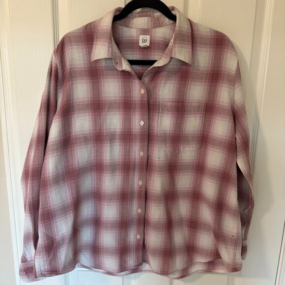 Gap Plaid Flannel in XL - Picture 1 of 7
